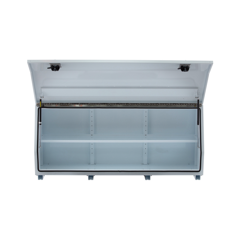Large White Steel Modular Toolbox - 1700 mm, made of steel, dimensions: comment mm, color: white, durable and secure for