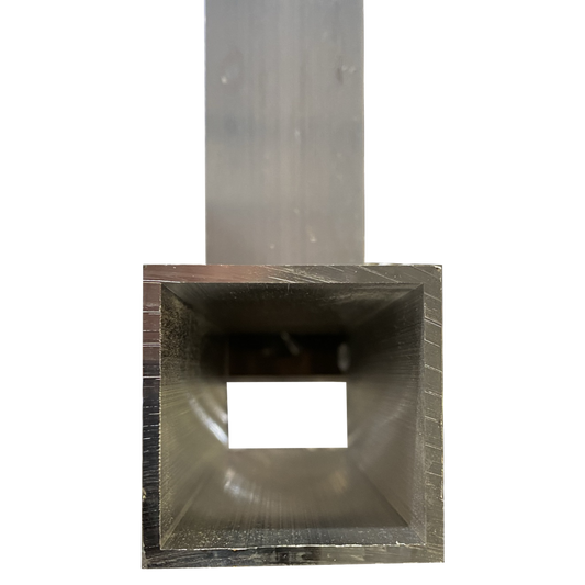 Ute Canopy Ladder Roof Bar (Single) Detail of Aluminium Square Tube Section