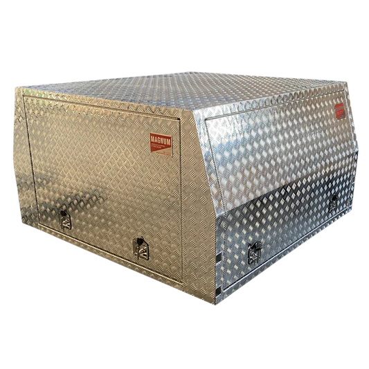 Canopy Dual Cab Aluminium Checker Plate 1800mm x 1800mm x 1000mm