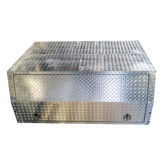 Canopy Extra Cab Aluminium Checker Plate - Dimensions: h1000mm. Ideal for utility and durability. Designed for versatility and premium performance.