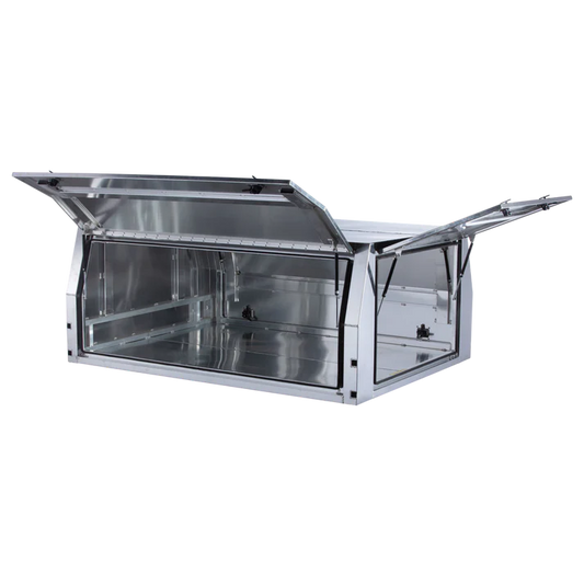 Canopy Single Cab Aluminium Flat Plate - Dimensions: h1000mm. Ideal for utility and durability. Designed for versatility and premium performance.