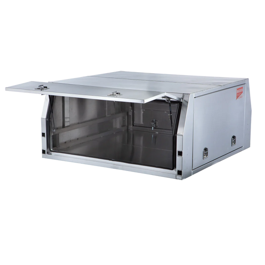 Canopy Dual Cab Aluminium Flat Plate - Dimensions: h860mm. Ideal for utility and durability. Designed for versatility and premium performance.