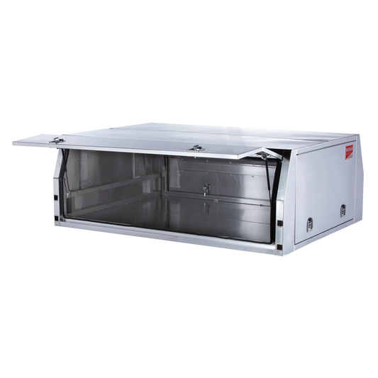 Canopy Single Cab Aluminium Flat Plate - Dimensions: h860mm. Ideal for utility and durability. Designed for versatility and premium performance.