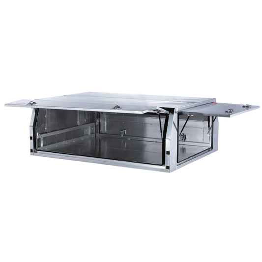 Canopy Single Cab Aluminium Flat Plate - Dimensions: h860mm. Ideal for utility and durability. Designed for versatility and premium performance.