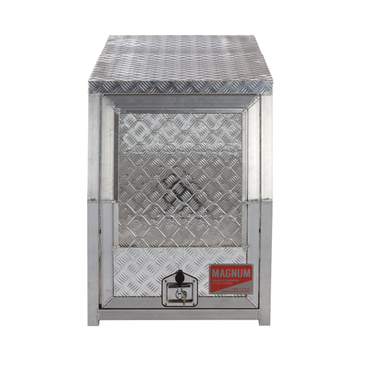 1780mm 2 Door Aluminium Dog Cage-Canopy Combo