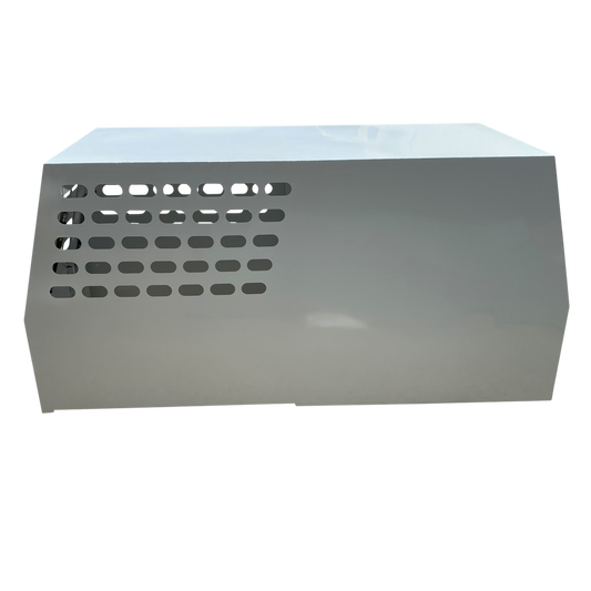 White Steel Dog Cage-Canopy Combo 1775mm x 650mm x 860mm