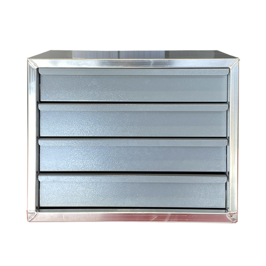 Large 4 Drawer Set (575mm width), dimensions: 575mm 430mm 440mm, durable and secure for storage and transport