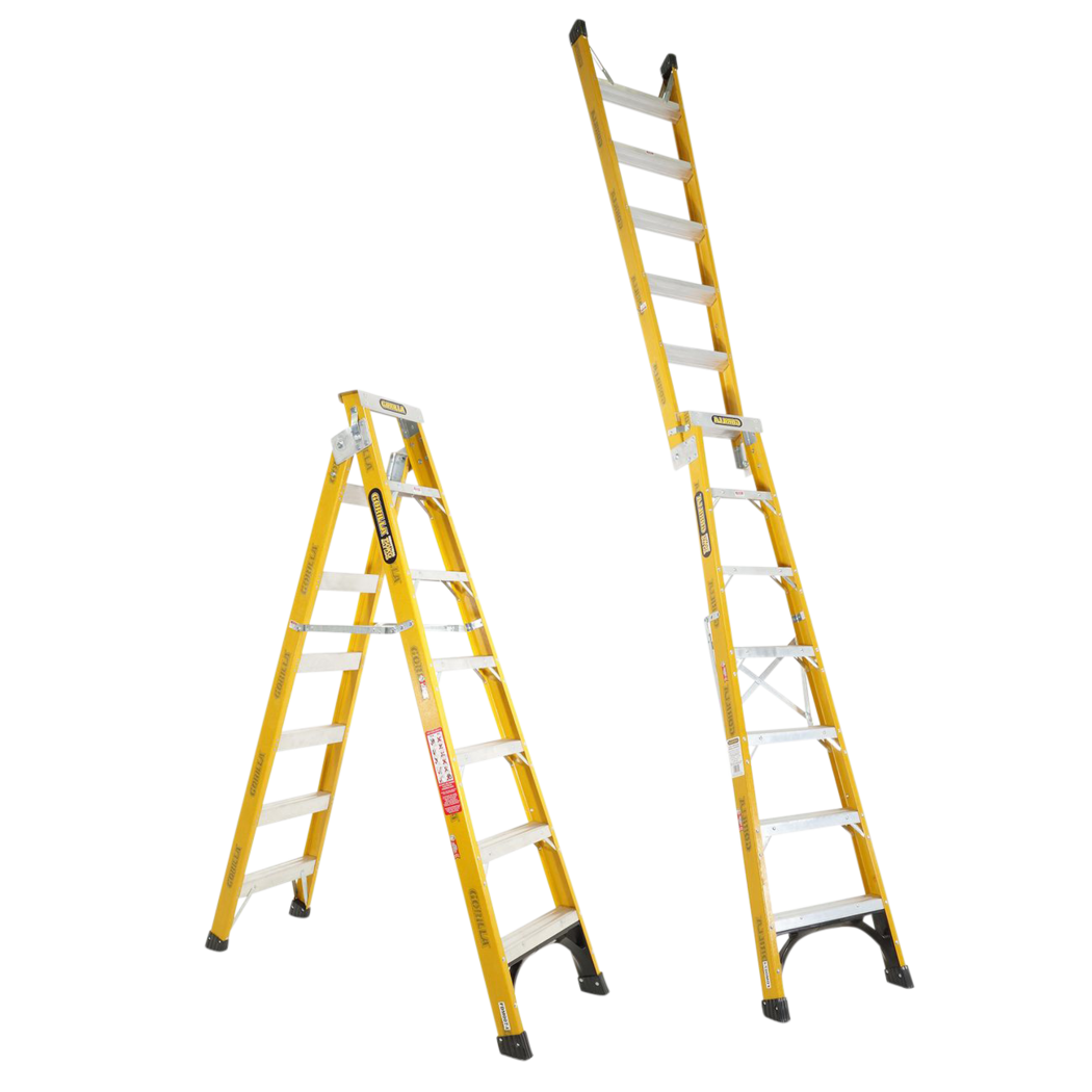 Fiberglass top gorilla ladder