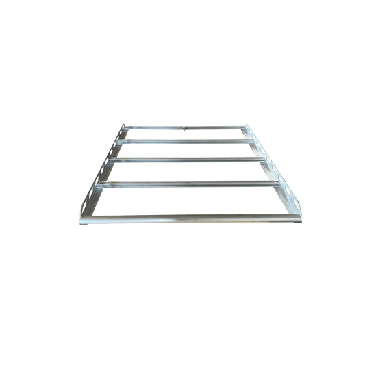 Heavy Duty Canopy Roof Rack 1800mm 2 Rail - End View