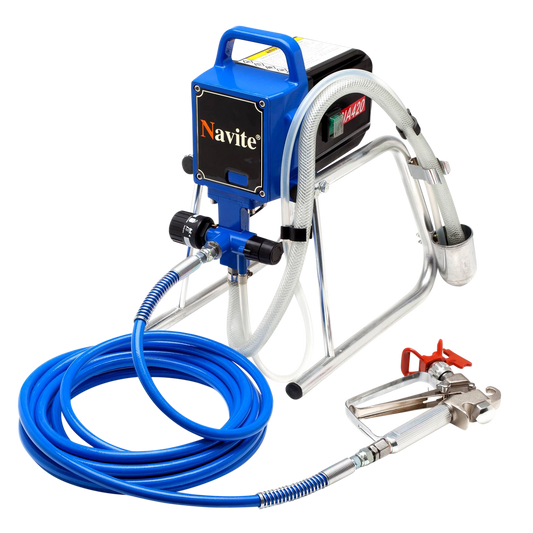 Airless Paint Sprayer NA420 (2800PSI-0.5HP) with Spraygun and 10m Hose