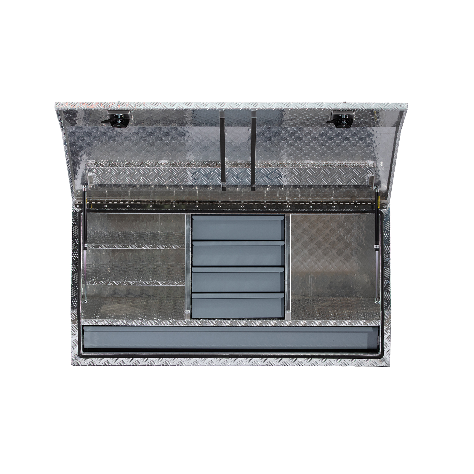 Aluminium 5 Drawer Tool Box - 1400mm Without FEET – Magnum MFG