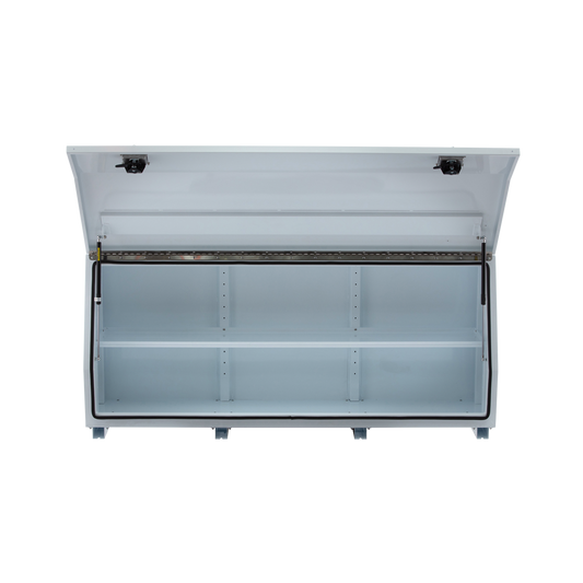 Large White Steel Modular Toolbox - 1700 mm, made of steel, dimensions: comment mm, color: white, durable and secure for
