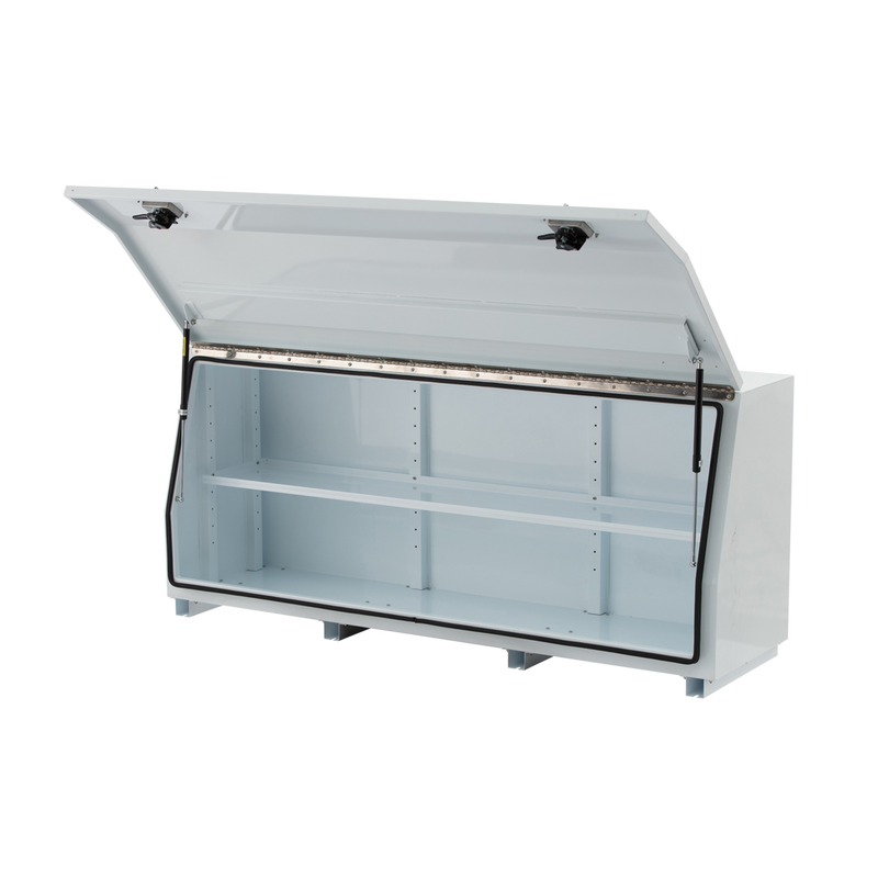 Large White Steel Modular Toolbox - 1700 mm, made of steel, dimensions: comment mm, color: white, durable and secure for