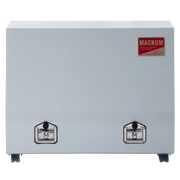 White Steel 5 Drawer Toolbox - 960mm x 500mm x 700mm, made of steel, dimensions: 18mm 415mm 700mm 90mm 830mm 1.5mm 390mm