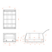 Canopy Part Length Aluminium Flat Plate - Dimensions: h860mm. Ideal for utility and durability. Designed for versatility and premium performance.