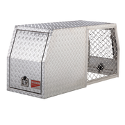 1780mm 2 Door Aluminium Dog Cage-Canopy Combo