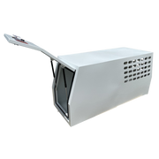 White Steel Dog Cage-Canopy Combo 1775mm x 650mm x 860mm