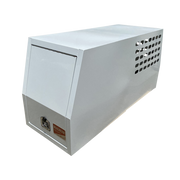 White Steel Dog Cage-Canopy Combo 1775mm x 650mm x 860mm