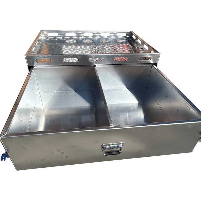 Canopy Cargo Drawer with divider 1000 mm open wide