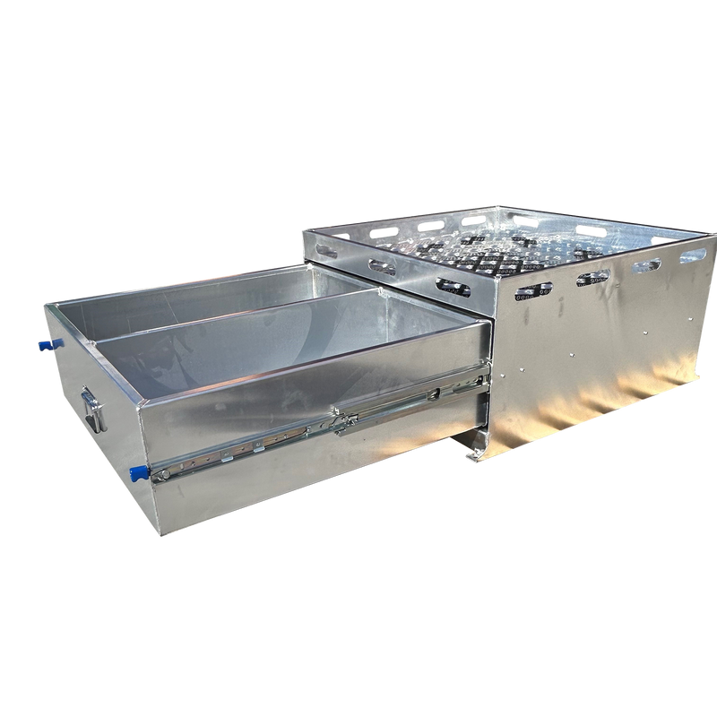 Canopy Cargo Drawer with Divider 800 mm wide open